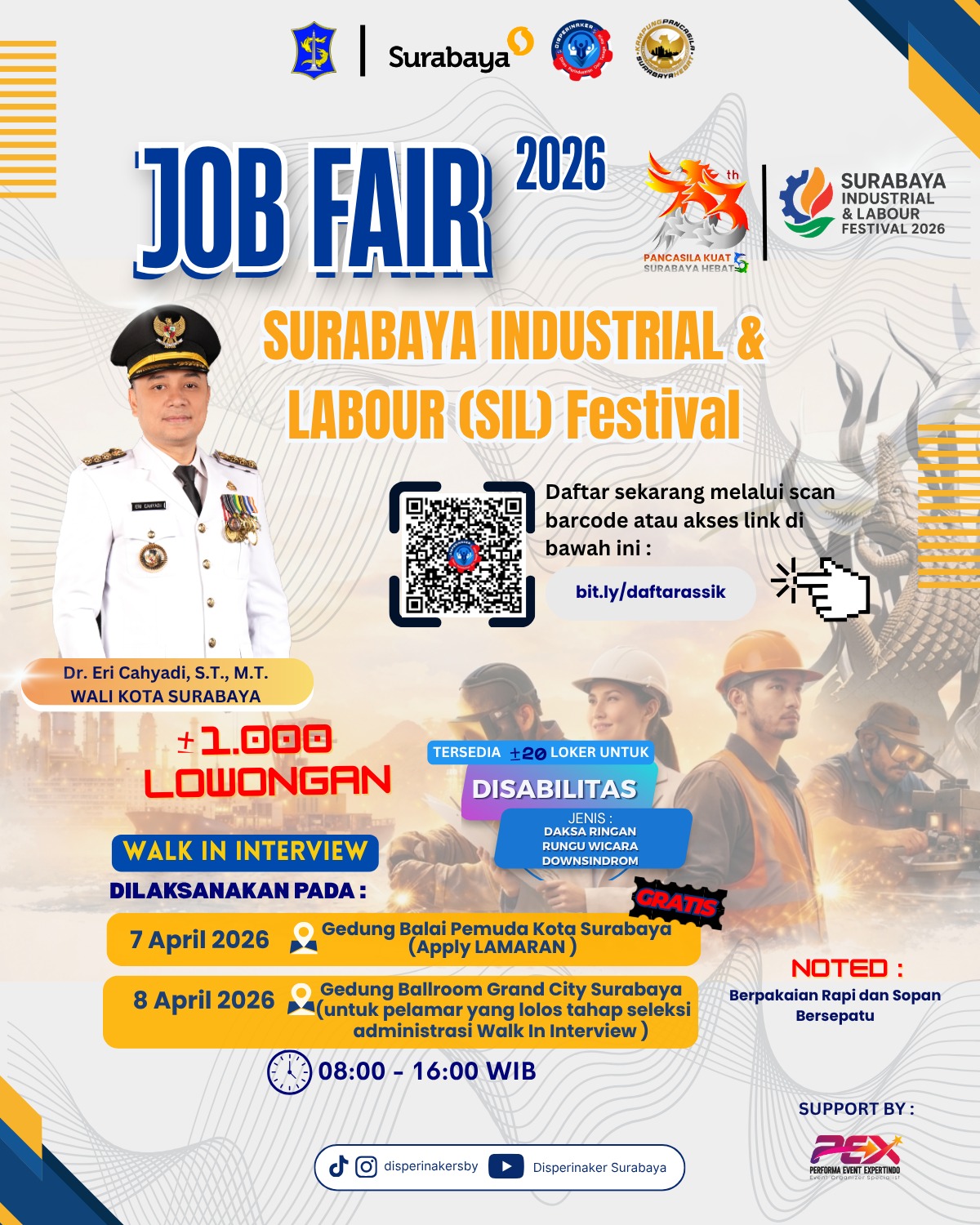 JOB FAIR Surabaya Industrial & Labour (SIL) Festival 2026